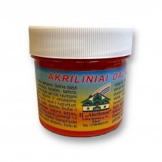 Akriliniai dažai- pigmentai "AKRILEN", šviesiai raudonos sp., 120 ml