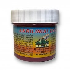 Akriliniai dažai- pigmentai "AKRILEN", vyšninės sp., 120 ml