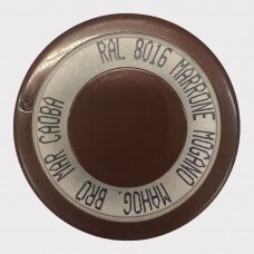 AMBRO-SOL akriliniai purškiami dažai, RAL8016, raudonmedžio ruda, 400ml