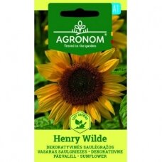 Dekoratyvinės saulėgrąžos „HENRY WILDE", gėlių sėklos, AGRONOM
