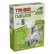 Indaplovių tabletės Tri-Bio Eco Automatic, 50 vnt