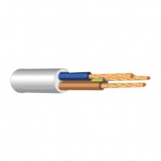 Apvalus elektros instaliacinis kabelis  BVV-LL/OMYŽO, 3 x 1,5 mm²
