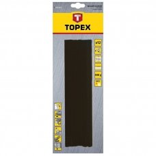 Karštų klijų lazdelės Topex, juoda, Ø 11,2mm, 12 vnt.