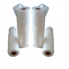 Maišeliai HDPE su rankenėlėmis, ritinėliuose (T-shirt/STRONG) 22,5x45 cm, 11 mik.