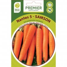 Morkos „NANTES 5-SAMSON“, daržovių sėklos, BALTIC SEEDS, 3g