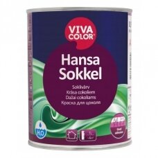 Vandeniniai cokolių dažai  Vivacolor Hansa Sokkel 0,9l