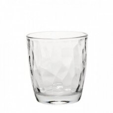 Žema skaidri stiklinė DIAMOND, 390 ml